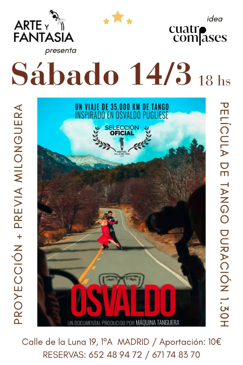 cuatro compases peliculo de tango